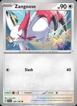 Zangoose 146/198 Scarlet & Violet