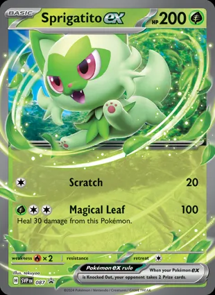 Sprigatito ex 087 Scarlet & Violet Promos