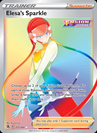 Elesa's Sparkle 275/264 Fusion Strike