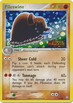 Piloswine 13/109 EX Team Rocket Returns