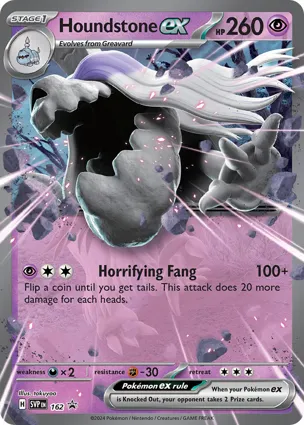 Houndstone ex 162 Scarlet & Violet Promos