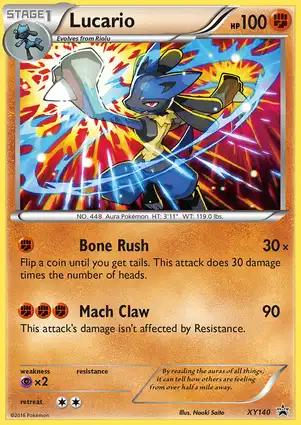 Lucario XY140 XY Promos