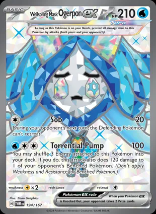Wellspring Mask Ogerpon ex 194/167 Twilight Masquerade