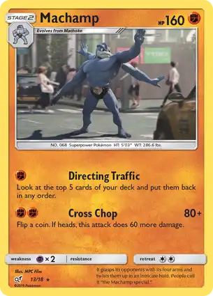 Machamp 13/18 Detective Pikachu