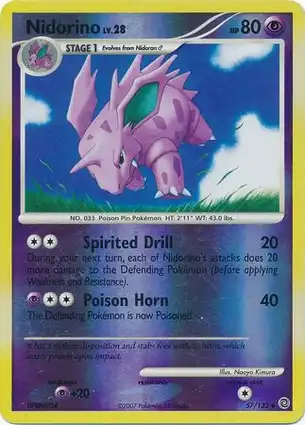 Nidorino 57/132 Secret Wonders