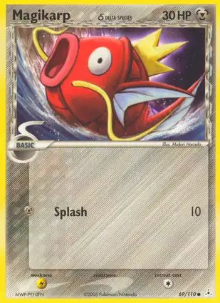 Magikarp 69/110 EX Holon Phantoms