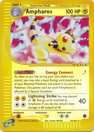 Ampharos 34/165 Expedition Base Set