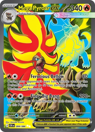 Mega Pyroar ex 099/086 Chaos Rising