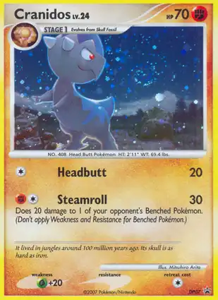 Cranidos DP07 Diamond & Pearl Promos