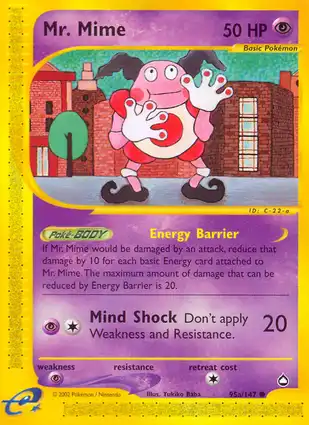 Mr. Mime 95a/147 Aquapolis