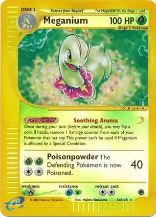 Meganium 54/165 Expedition Base Set