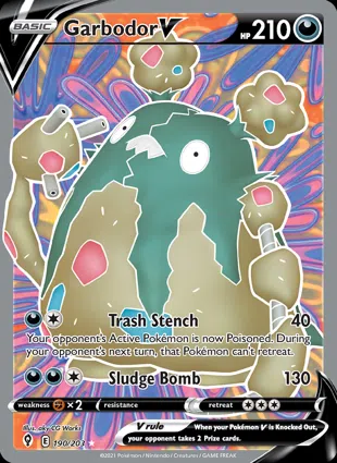 Garbodor V 190/203 Evolving Skies