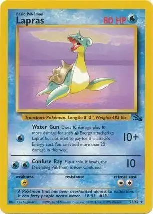 Lapras 25/62 Fossil