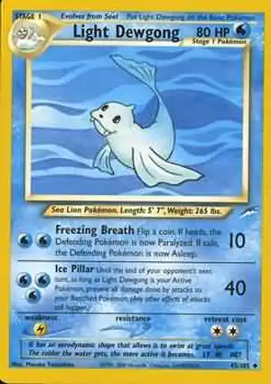 Light Dewgong 45/105 Neo Destiny