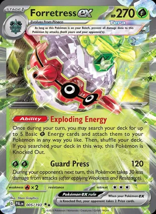 Forretress ex 005/193 Paldea Evolved