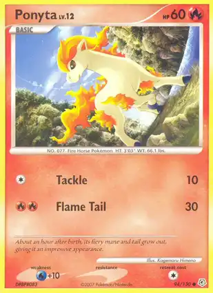 Ponyta 94/130 Diamond & Pearl