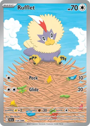 Rufflet 154/086 Black Bolt