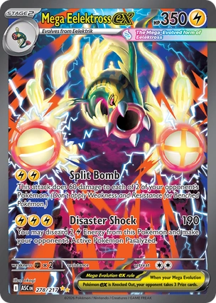 Mega Eelektross ex 278/217 Ascended Heroes