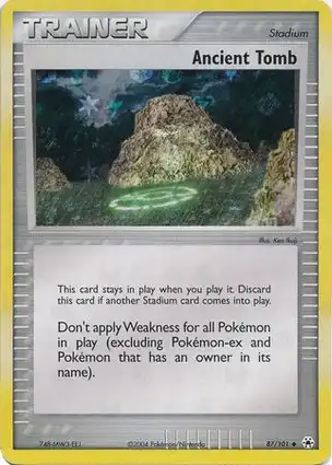 Ancient Tomb 87/101 EX Hidden Legends