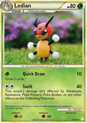 Ledian 25/123 HeartGold & SoulSilver