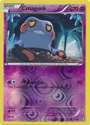 Croagunk 62/113 Legendary Treasures