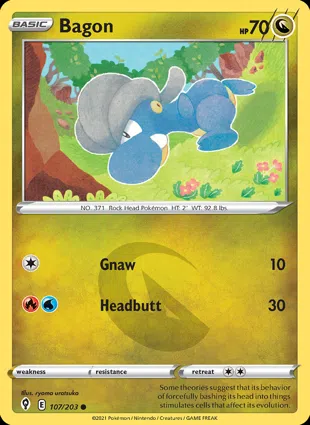 Bagon 107/203 Evolving Skies