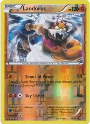 Landorus 58/111 Furious Fists
