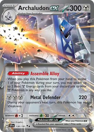 Archaludon ex 130/191 Surging Sparks