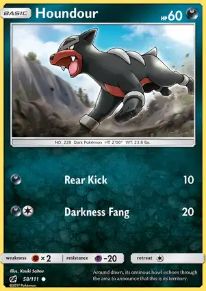 Houndour 58/111 Crimson Invasion