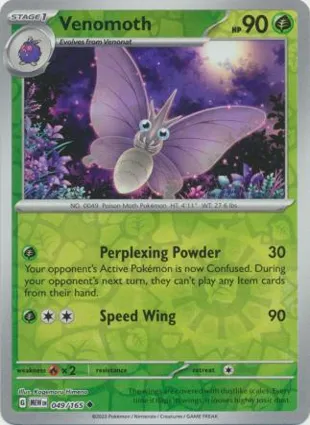 Venomoth 049/165 Scarlet & Violet 151