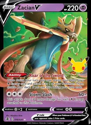 Zacian V 016/025 Celebrations