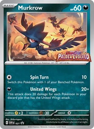 Murkrow 021 Scarlet & Violet Promos