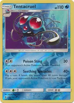 Tentacruel 24/145 Guardians Rising