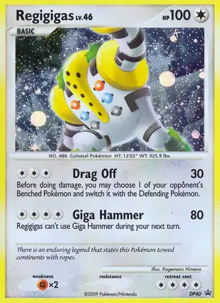 Regigigas DP40 Diamond & Pearl Promos