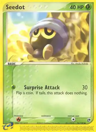 Seedot 76/100 EX Sandstorm
