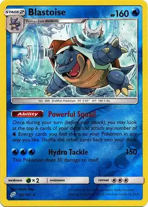Blastoise 25/181 Team Up