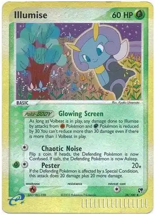 Illumise 38/100 EX Sandstorm