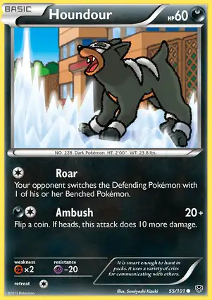 Houndour 55/101 Plasma Blast