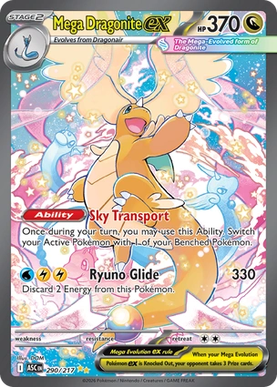Mega Dragonite ex 290/217 Ascended Heroes
