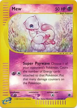 Mew 55/165 Expedition Base Set