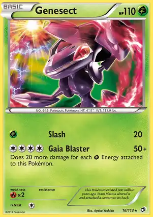Genesect 16/113 Legendary Treasures