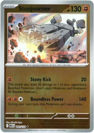Stonjourner 081/132 Mega Evolution