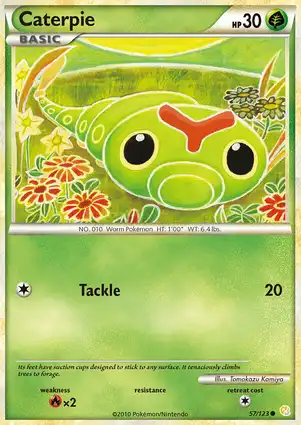 Caterpie 57/123 HeartGold & SoulSilver
