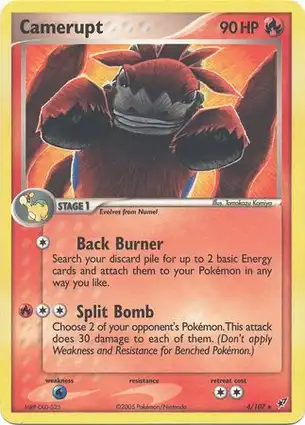 Camerupt 4/107 EX Deoxys
