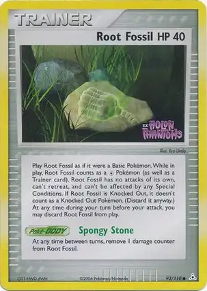 Root Fossil 93/110 EX Holon Phantoms