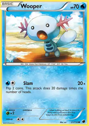 Wooper 21/116 Plasma Freeze