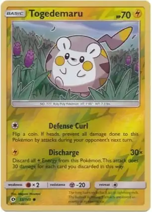 Togedemaru 53/149 Sun & Moon