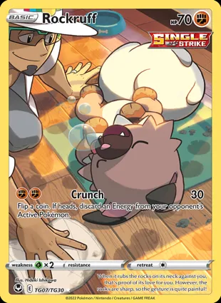 Rockruff TG07/TG30 Silver Tempest