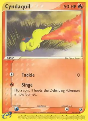Cyndaquil 59/100 EX Sandstorm