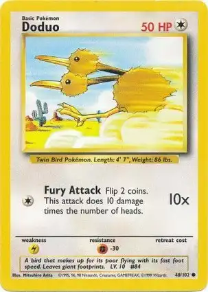 Doduo 48/102 Base Set Unlimited